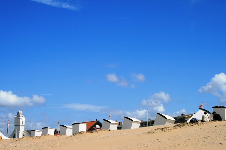 Beach huts at Katwijk aan Zee